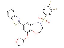 7-(1,3-benzothiazol-2-yl)-4-[(3,4-difluorophenyl)sulfonyl]-9-(tetrahydro-3-furanyloxy)-2,3,4,5-tetrahydro-1,4-benzoxazepine
