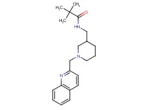 2,2-dimethyl-N-{[1-(quinolin-2-ylmethyl)piperidin-3-yl]methyl}propanamide