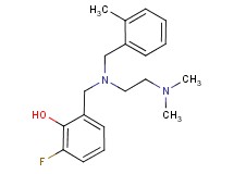 2-{[[2-(dimethylamino)ethyl](2-methylbenzyl)amino]methyl}-6-fluorophenol