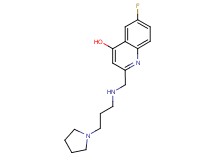6-fluoro-2-{[(3-pyrrolidin-1-ylpropyl)amino]methyl}quinolin-4-ol