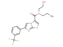 N-(2-hydroxyethyl)-N-propyl-6-[3-(trifluoromethyl)phenyl]imidazo[2,1-b][1,3]thiazole-3-carboxamide