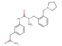 2-{3-[({methyl[2-(pyrrolidin-1-ylmethyl)benzyl]amino}carbonyl)amino]phenyl}acetamide