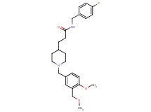 N-(4-fluorobenzyl)-3-{1-[4-methoxy-3-(methoxymethyl)benzyl]-4-piperidinyl}propanamide