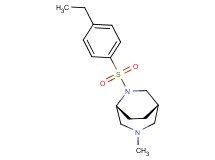 (1S*,5R*)-6-[(4-ethylphenyl)sulfonyl]-3-methyl-3,6-diazabicyclo[3.2.2]nonane