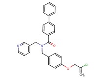 N-{4-[(2-chloro-2-propen-1-yl)oxy]benzyl}-N-(3-pyridinylmethyl)-4-biphenylcarboxamide