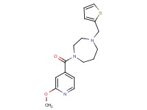 1-(2-methoxyisonicotinoyl)-4-(2-thienylmethyl)-1,4-diazepane