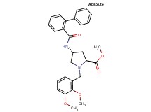methyl (4R)-4-[(2-biphenylylcarbonyl)amino]-1-(2,3-dimethoxybenzyl)-L-prolinate
