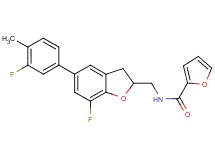N-{[7-fluoro-5-(3-fluoro-4-methylphenyl)-2,3-dihydro-1-benzofuran-2-yl]methyl}-2-furamide