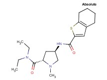 (4R)-N,N-diethyl-1-methyl-4-[(4,5,6,7-tetrahydro-1-benzothien-2-ylcarbonyl)amino]-L-prolinamide