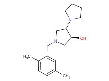 (3'S*,4'S*)-1'-(2,5-dimethylbenzyl)-1,3'-bipyrrolidin-4'-ol