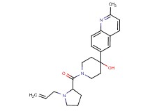 1-(1-allylprolyl)-4-(2-methylquinolin-6-yl)piperidin-4-ol