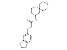 2-(1,3-benzodioxol-5-yloxy)-N-1,9-dioxaspiro[5.5]undec-4-ylacetamide