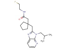 N-(2-fluoroethyl)-2-{1-[(3-isobutyl-3H-imidazo[4,5-b]pyridin-2-yl)methyl]cyclopentyl}acetamide
