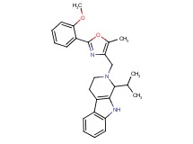 1-isopropyl-2-{[2-(2-methoxyphenyl)-5-methyl-1,3-oxazol-4-yl]methyl}-2,3,4,9-tetrahydro-1H-beta-carboline