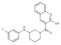 3-({3-[(3-fluorophenyl)amino]-1-piperidinyl}carbonyl)-2-quinolinol