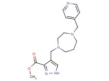methyl 4-{[4-(4-pyridinylmethyl)-1,4-diazepan-1-yl]methyl}-1H-pyrazole-3-carboxylate