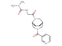 N,N-dimethyl-N'-{2-oxo-2-[(1S*,5R*)-3-(3-pyridinylcarbonyl)-3,6-diazabicyclo[3.2.2]non-6-yl]ethyl}urea