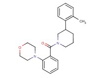 4-(2-{[3-(2-methylphenyl)-1-piperidinyl]carbonyl}phenyl)morpholine