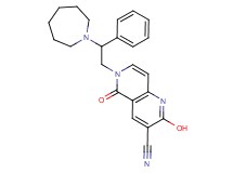 6-[2-(1-azepanyl)-2-phenylethyl]-2-hydroxy-5-oxo-5,6-dihydro-1,6-naphthyridine-3-carbonitrile