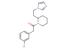 1-[(3-chlorophenyl)acetyl]-2-[2-(1H-imidazol-1-yl)ethyl]piperidine
