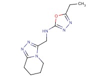 5-ethyl-N-(5,6,7,8-tetrahydro[1,2,4]triazolo[4,3-a]pyridin-3-ylmethyl)-1,3,4-oxadiazol-2-amine