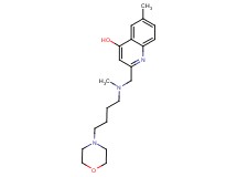 6-methyl-2-{[methyl(4-morpholin-4-ylbutyl)amino]methyl}quinolin-4-ol