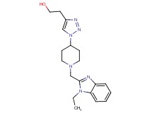 2-(1-{1-[(1-ethyl-1H-benzimidazol-2-yl)methyl]-4-piperidinyl}-1H-1,2,3-triazol-4-yl)ethanol bis(trifluoroacetate) (salt)