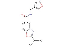N-(3-furylmethyl)-2-isopropyl-1,3-benzoxazole-5-carboxamide