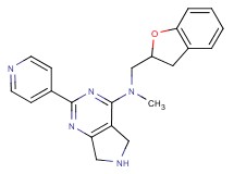 N-(2,3-dihydro-1-benzofuran-2-ylmethyl)-N-methyl-2-pyridin-4-yl-6,7-dihydro-5H-pyrrolo[3,4-d]pyrimidin-4-amine