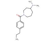 N,N-dimethyl-1-(4-propylbenzoyl)-4-azepanamine