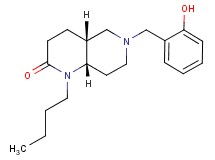 (4aR*,8aS*)-1-butyl-6-(2-hydroxybenzyl)octahydro-1,6-naphthyridin-2(1H)-one
