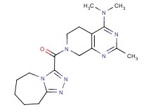 N,N,2-trimethyl-7-(6,7,8,9-tetrahydro-5H-[1,2,4]triazolo[4,3-a]azepin-3-ylcarbonyl)-5,6,7,8-tetrahydropyrido[3,4-d]pyrimidin-4-amine