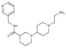 1'-(2-aminoethyl)-N-(3-pyridinylmethyl)-1,4'-bipiperidine-3-carboxamide dihydrochloride