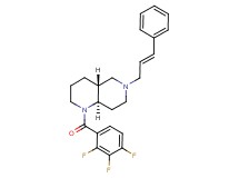 (4aR*,8aR*)-6-[(2E)-3-phenyl-2-propen-1-yl]-1-(2,3,4-trifluorobenzoyl)decahydro-1,6-naphthyridine