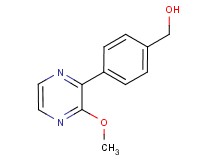 [4-(3-methoxy-2-pyrazinyl)phenyl]methanol