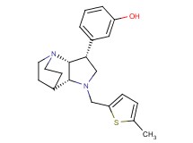 3-{(3R*,3aR*,7aR*)-1-[(5-methyl-2-thienyl)methyl]octahydro-4,7-ethanopyrrolo[3,2-b]pyridin-3-yl}phenol