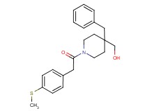 (4-benzyl-1-{[4-(methylthio)phenyl]acetyl}-4-piperidinyl)methanol