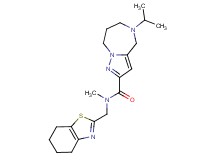 5-isopropyl-N-methyl-N-(4,5,6,7-tetrahydro-1,3-benzothiazol-2-ylmethyl)-5,6,7,8-tetrahydro-4H-pyrazolo[1,5-a][1,4]diazepine-2-carboxamide