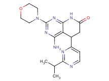 4-amino-5-(2-isopropylpyrimidin-4-yl)-2-morpholin-4-yl-5,8-dihydropyrido[2,3-d]pyrimidin-7(6H)-one