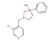 1-[(3-chloropyridin-4-yl)methyl]-3-phenylpyrrolidin-3-ol
