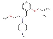 N-(2-methoxyethyl)-1-methyl-N-{2-[(2-methylprop-2-en-1-yl)oxy]benzyl}piperidin-4-amine