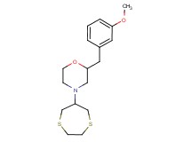 4-(1,4-dithiepan-6-yl)-2-(3-methoxybenzyl)morpholine