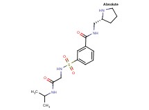 3-({[2-(isopropylamino)-2-oxoethyl]amino}sulfonyl)-N-[(2R)-pyrrolidin-2-ylmethyl]benzamide