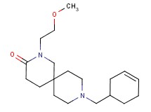 9-(3-cyclohexen-1-ylmethyl)-2-(2-methoxyethyl)-2,9-diazaspiro[5.5]undecan-3-one