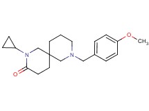 2-cyclopropyl-8-(4-methoxybenzyl)-2,8-diazaspiro[5.5]undecan-3-one