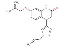 4-(1-allyl-1H-pyrazol-4-yl)-7-[(2-methylprop-2-en-1-yl)oxy]-3,4-dihydroquinolin-2(1H)-one