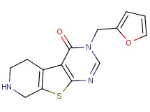 3-(2-furylmethyl)-5,6,7,8-tetrahydropyrido[4',3':4,5]thieno[2,3-d]pyrimidin-4(3H)-one