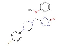 5-{[4-(4-fluorophenyl)piperazin-1-yl]methyl}-4-(2-methoxyphenyl)-2,4-dihydro-3H-1,2,4-triazol-3-one