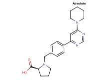 1-[4-(6-piperidin-1-ylpyrimidin-4-yl)benzyl]-L-proline