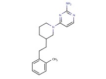 4-{3-[2-(2-methylphenyl)ethyl]-1-piperidinyl}-2-pyrimidinamine